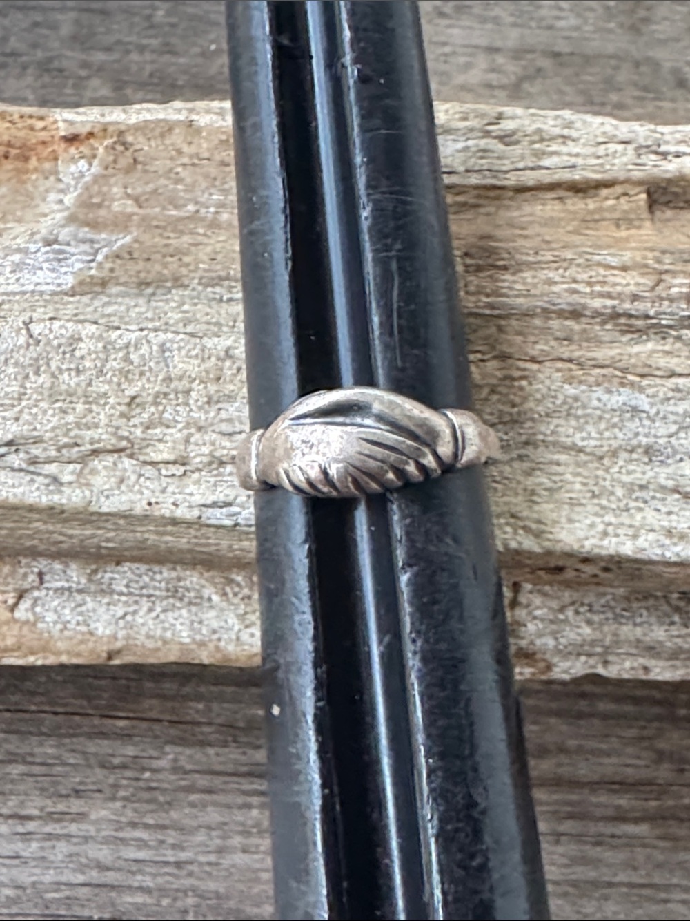 Retired James Avery Friendship Handshake Sterling Silver Ring